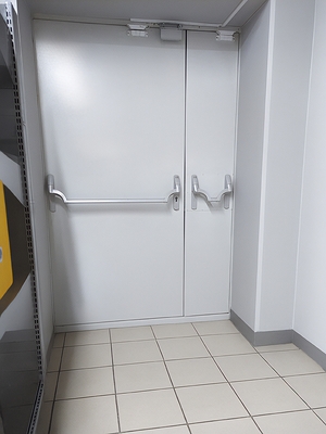 Дверь с нажимными ручками Дверь с нажимными ручками