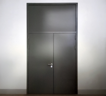 Двупольная дверь с фрамугой