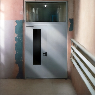 Двупольная дверь с остеклением Двупольная дверь с остеклением