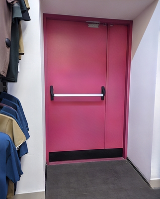 Дверь с ручкой антипаника Дверь с ручкой антипаника