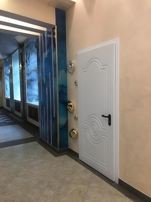 Однопольная дверь с МДФ плитой Однопольная дверь с МДФ плитой