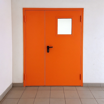 Оранжевая огнестойкая дверь Оранжевая огнестойкая дверь