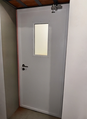 Остекленная стальная дверь