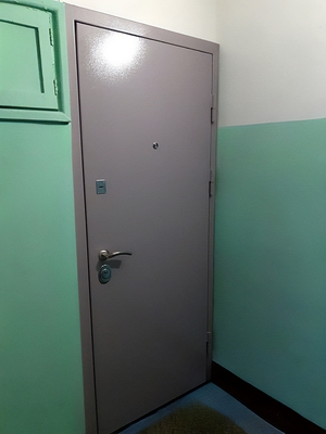 В подъезде многоквартирного дома