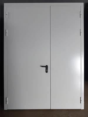 Двустворчатая огнеупорная дверь Двустворчатая огнеупорная дверь