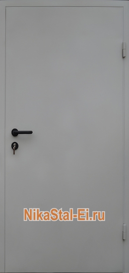 Однопольная противопожарная дверь ei-60 из оцинкованной стали Однопольная противопожарная дверь ei-60 из оцинкованной стали