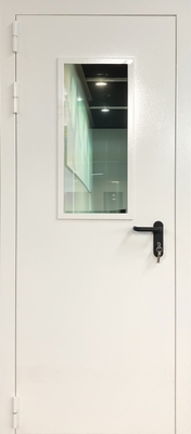 Однопольная противопожарная дверь с остеклением ei-60