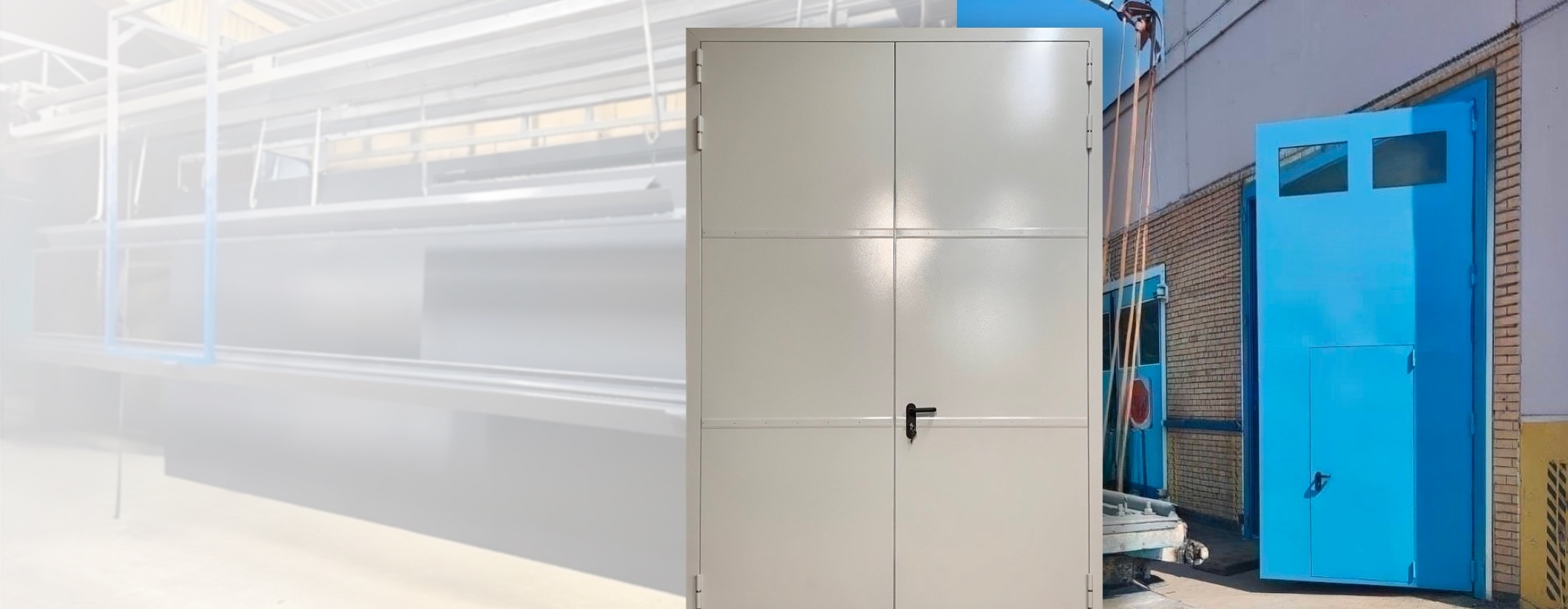 Промышленные стальные ворота Промышленные стальные ворота