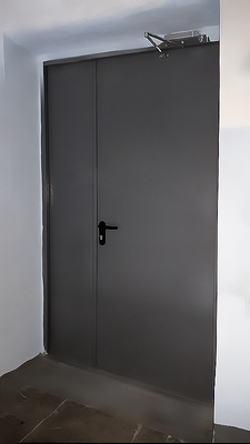 Серая огнезащитная дверь Серая огнезащитная дверь