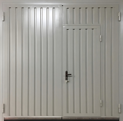 Ворота из цельногнутого стального листа Ворота из цельногнутого стального листа