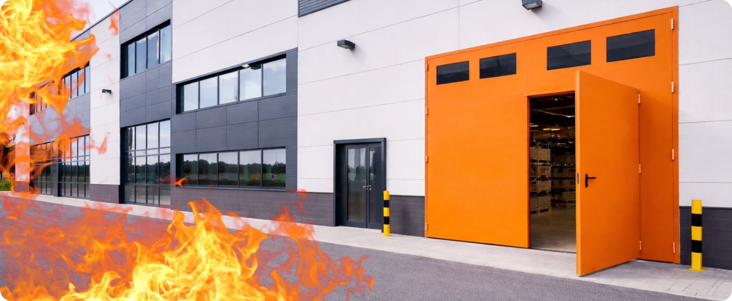 Промышленные стальные ворота Промышленные стальные ворота