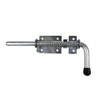 Задвижка гаражная с пружиной